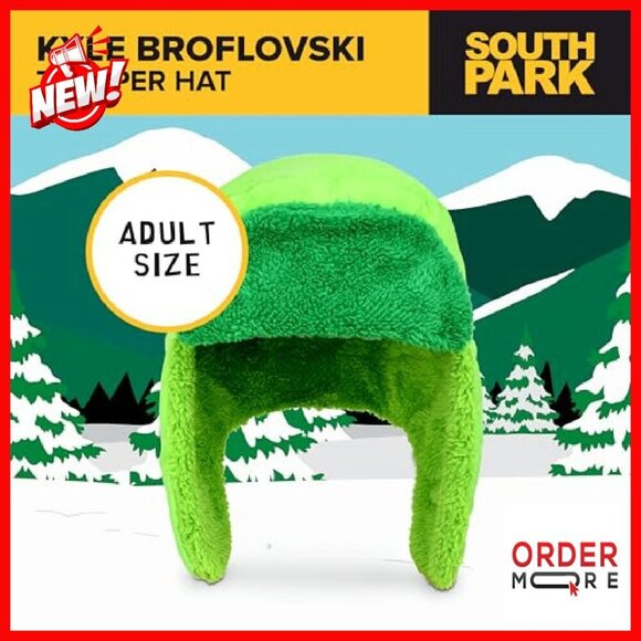 South Park Winter Hat with Ear Flaps, Acrylic, One Size Fits Most